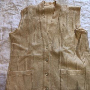 Vintage wool sweater vest